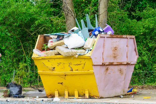 Skip delivery at a residential property in Gipsy Hill